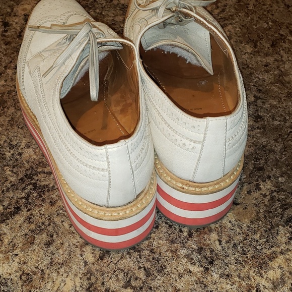 Prada Wingtip Platform Oxfords - Picture 5 of 7